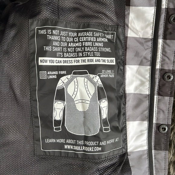 NWOT Road Armor Air Rider Mesh Armored Shirt SZ LARGE BLACK AND WHITE - Picture 3 of 14